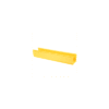 Canaleta FiberRunner™ 4X4, de PVC Rígido, Color Amarillo, 3 m de Largo