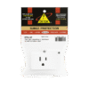 Dispositivo de Protección Contra Sobretensiones de 120 VCA 15 A, Transformadores de Alarma, Electrodomésticos, Máquinas Contestadoras, Fax, Impresoras
