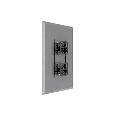 Soporte Estructural Modular para Pantallas | Altura Ajustable de 200 mm a 1600 mm | Ancho 600 mm | Profundidad 134 mm a 300 mm | Diseño Metálico| Compatible con Diferentes Tamaños de Pantallas |Soporta Formato Horizontal y Vertical.