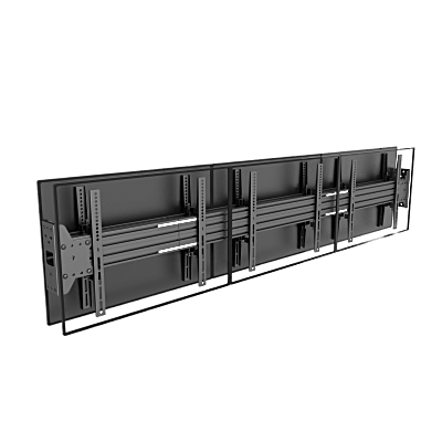 Accesorio_ Placa para Montaje doble de Pantallas Para Exhibicion de Pared a Pared| Dimensiones 225.2 mm x 126.2 mm x 95 mm