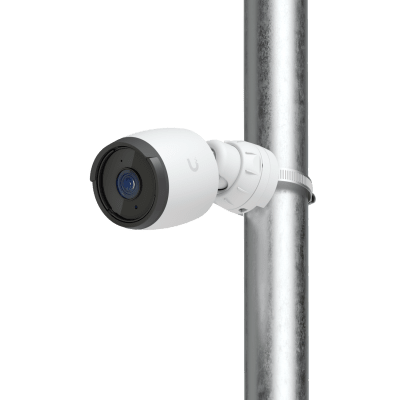 Cámara UniFi Protect G6 Bullet Color Blanco, PoE, 1.8" 4K, AI Multi-TOPS, Visión Nocturna IR 30m, Protección IP66, Reconocimiento Facial y Placa, Montaje en Pared, Techo, Poste