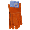 Guantes de Carnaza Largo/ Refuerzo en Palma / Resistente a Abrasión y Temperaturas Moderadas.
