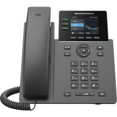 Teléfono IP Grado Operador / 3 Líneas / 12 Botones Virtuales Multiuso / Pantalla LCD 2.8 Pulgadas / Puertos Gigabit con PoE / Audio HD / Compatible con GDMS Teléfono IP Grado Operador / 3 Líneas / 12 Botones Virtuales Multiuso / Pantalla LCD 2.8 Pulgadas / Puertos Gigabit con PoE / Audio HD / Compatible con GDMS