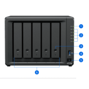 NAS Synology DiskStation DS1525+ / 5 Bahías / Expansión hasta 15 Bahías / 2 Puertos 2.5GbE / Soporte 10GbE / Almacenamiento en Caché SSD / Compatible con Virtualización y Vigilancia / Garantía Extendible hasta 5 A NAS Synology DiskStation DS1525+ / 5 Bahías / Expansión hasta 15 Bahías / 2 Puertos 2.5GbE / Soporte 10GbE / Almacenamiento en Caché SSD / Compatible con Virtualización y Vigilancia / Garantía Extendible hasta 5 A
