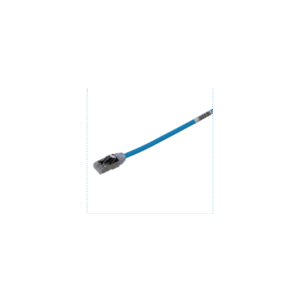 Patch Cord Cat6A, Diametro Reducido 28 AWG, Blindado S/FTP, CM/LS0H, 0.5 m., Color Azul Patch Cord Cat6A, Diametro Reducido 28 AWG, Blindado S/FTP, CM/LS0H, 0.5 m., Color Azul