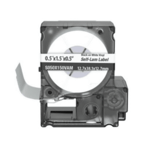 Casete de 175 Etiquetas Autolaminadas de 12.7 x 38.1 mm, para Cables de 4 a 8.1 mm de Diámetro, Área de Impresión Color Blanco Casete de 175 Etiquetas Autolaminadas de 12.7 x 38.1 mm, para Cables de 4 a 8.1 mm de Diámetro, Área de Impresión Color Blanco