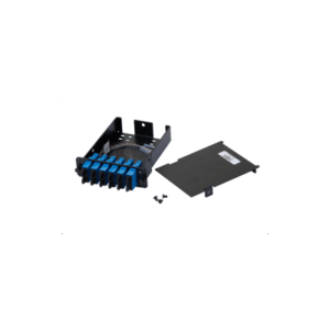 Placa Acopladora de Fibra Óptica FAP, Con 12 Pigtails y 6 Conectores SC Duplex (12 Fibras), Para Fibra Monomodo OS1/OS2, Color Azul