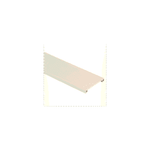 Cubierta para canaleta T-70, de PVC rígido, 70.1 x 9.1 x 1800 mm, Color Blanco Mate