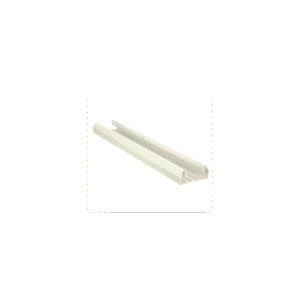 Base para canaleta T-70, de PVC rígido, con orificios perforados para montaje, 103.3 x 44.9 x 1800 mm, Color Blanco Mate