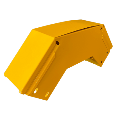 CHFIBER CURVA VERTICAL EXTERIOR A 90° DE ALUMINIO PERALTE 4" ANCHO 4" RADIO 8" CON RECUBRIMIENTO EN PINTURA EPÓXICA, INCLUYE TAPA , UN PAR DE COPLES Y TORNILLERÍA. CHFIBER CURVA VERTICAL EXTERIOR A 90° DE ALUMINIO PERALTE 4" ANCHO 4" RADIO 8" CON RECUBRIMIENTO EN PINTURA EPÓXICA, INCLUYE TAPA , UN PAR DE COPLES Y TORNILLERÍA.