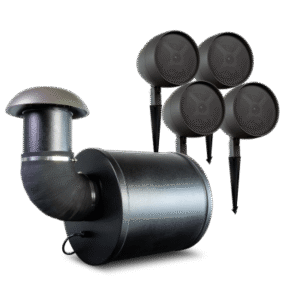 Altavoz de 2 vías | exteriores | 70V / 100V | woofer de 6.5 in | negro