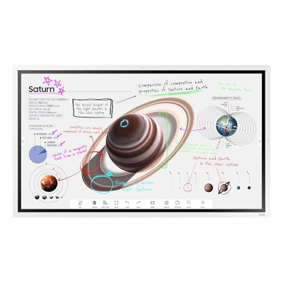 Pantalla Interactiva Touch 55" con Lápiz Táctil / Conectividad WIFI / USB / RJ45 / HDMI / Salida Touch / Sistema operativo Tizen / compatible con montajes VESA 400 x 400