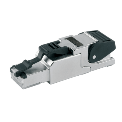 CONECTOR ETHERNET; RJ-45; CAT. 6A; AXIAL; CÓDIGO T568A; AWG 22