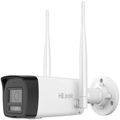Bala IP 4 Megapixel / Lente 2.8 mm / Dual Light (30 mts IR + 30 mts Luz Blanca) / Wi-Fi / ACUSENSE / Audio Bidireccional (Micrófono, altavoz)