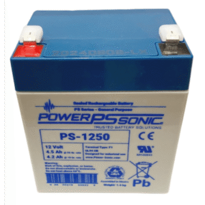 Batería 12V, 4.5AH, Para Respaldo, Tecnologías AGM/VRLA, 5 Años Vida Útil, Terminales F2, Reconocida UL Batería 12V, 4.5AH, Para Respaldo, Tecnologías AGM/VRLA, 5 Años Vida Útil, Terminales F2, Reconocida UL