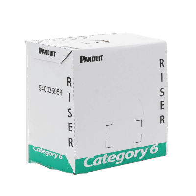 Bobina de Cable UTP, Categoría 6 de Alto Rendimiento (+350 MHz), 23 AWG, PVC (CMR, Riser), Bobina de 305 m, Color Azul