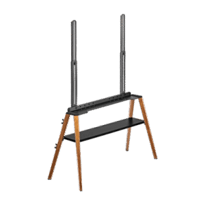 Soporte de TV Easel Studio TV Floor Stand | Compatible VESA 200x200 a 600x400 | Para Pantallas de hasta 75 Pulgadas | Capacidad de Peso 40 kg | Altura Ajustable 905-2590 mm | Incluye Cable Anti-Caída