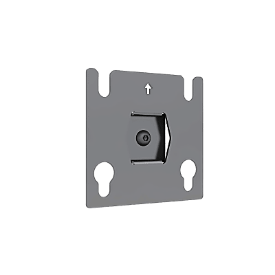 Accesorio - Placa Adaptadora para Panel LED 20 x 20.5 mm | Dimensiones 64 x 64 x 2 mm | Diámetro de Orificio Ø10.3 mm | Separación de Orificios 40 mm.