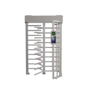 Torniquete SENCILLO (1 Carril) de Cuerpo Completo Bidireccional / Exterior / Acero Inoxidable SUS304 / 30 Personas por Minuto / Compatible con Reconocimiento Facial (Terminal no Incluida)