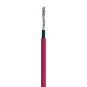 Cable Fotovoltaico Rojo / Cobre Estañado / 6 mm² (10 AWG) / 2000V / Rollo 500m / UL 4703 y TUV