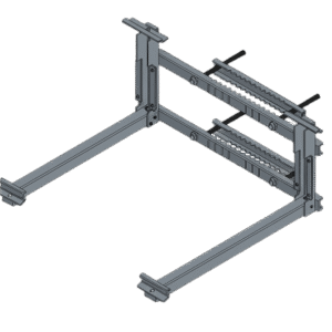 Montaje para Panel Solar de Poste para panel LR528HTH225M y batería LIPV100A Montaje para Panel Solar de Poste para panel LR528HTH225M y batería LIPV100A