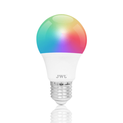 Foco Smart Dimeable / 10W / RGB y Blanco / Base E27 / IP20 / Con Control desde Aplicación Móvil
