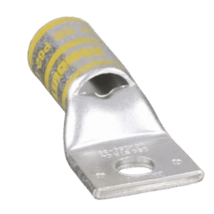 Zapata de compresión LCA250-38-X para cal. 250Kcm, Barreno para tornillo prisionero de 3/8, 1 Pz