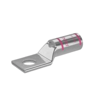 Zapata de compresión LCA1/0-3/8-X para cal. 1/0 Awg, Barreno para tornillo prisionero de 3/8, 1 Pz