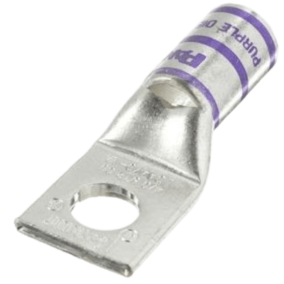 Zapata de compresión LCA4/0-12-X para cal. 4/0 Awg, Barreno para tornillo prisionero de 1/2, 1 Pz Zapata de compresión LCA4/0-12-X para cal. 4/0 Awg, Barreno para tornillo prisionero de 1/2, 1 Pz