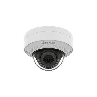 Cámara IP Tipo domo Antivandálica 8 Megapíxel / Lente fijo 3 mm / IR 20M / WDR 120db / IP66 / H.265 & WiseStream / Inteligencia Artificial Deteccion de Personas y vehiculos