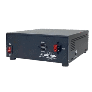 Fuente de Alimentación Conmutada, Salida Pico de 25A a 13.8Vdc, Polos de Alimentación del Panel Frontal, 2 Puertos USB: 5,2 V,