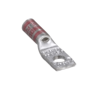 Zapata de compresión LCA8-10-L, para cal. 8 Awg, Barreno para tornillo prisionero de 4.8mm, 1 Pz