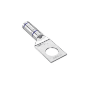 Zapata de compresión LCA6-38-L, para cal. 6Awg, Barreno para tornillo prisionero de 3/8, 50 Pz