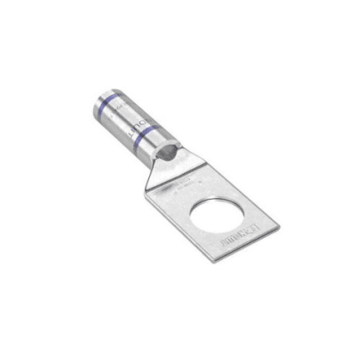 Zapata de compresión LCA6-38-L, para cal. 6Awg, Barreno para tornillo prisionero de 3/8, 50 Pz