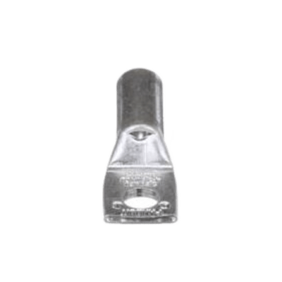 Zapata de compresión LCA4-38-L, para cal. 4 Awg, Barreno para tornillo prisionero de 3/8, 1 Pz