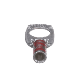 Zapata de compresión LCA8-38-L, para cal. 8 Awg, Barreno para tornillo prisionero de 3/8, 1 Pz