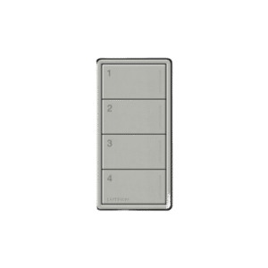 (RadioRa3) Botonera Sunnata Negro 4 escenas para Radio RA3, programe escenas diferentes en cada botón.