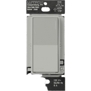 (RadioRa3) Apagador Sunnata color blanco para linea Radio Ra3, 8A de iluminacion, 5.8A Motor