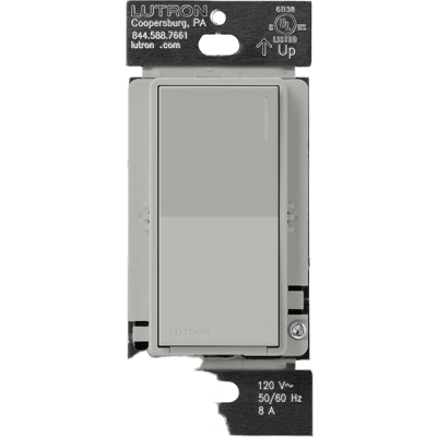 (RadioRa3) Apagador Sunnata color blanco para linea Radio Ra3, 8A de iluminacion, 5.8A Motor