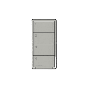 (RadioRa3) Botonera Sunnata Negro 3 escenas y 2 botones subir/bajar para Radio RA3, programe escenas diferentes en cada botón.