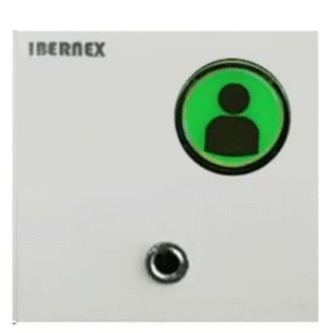 Módulo de 1 botón para empotrar con conexión Jack para pulsadores de cama NX0881 CON LECTOR RFID y señalización acustica