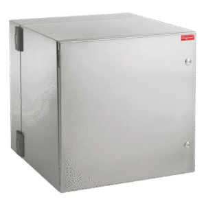 Gabinete Industrial ProTek de Puerta Sólida, Protección NEMA Tipo 4/4X/12, Abatible, Fabricado en Acero Inoxidable SS304, 12 UR, Color Gris Claro Gabinete Industrial ProTek de Puerta Sólida, Protección NEMA Tipo 4/4X/12, Abatible, Fabricado en Acero Inoxidable SS304, 12 UR, Color Gris Claro