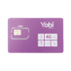 SIM Yobi para dispositivos móviles 3G/4G con recarga de 3.5GB cada mes durante 1 año de servicio (solo datos) SIM Yobi para dispositivos móviles 3G/4G con recarga de 3.5GB cada mes durante 1 año de servicio (solo datos)
