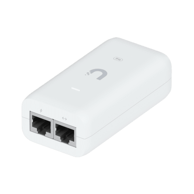 Inyector / Adaptador POE UniFi U-POE (48 VDC, 0.32 A hasta 15W) puerto Gigabit, ideal para equipos UniFi, incluye cable AC Inyector / Adaptador POE UniFi U-POE (48 VDC, 0.32 A hasta 15W) puerto Gigabit, ideal para equipos UniFi, incluye cable AC