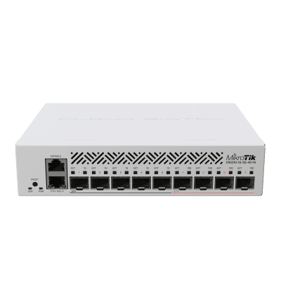 Cloud Router Switch con 1 puerto GbE/ 5 Puertos SFP/ 4 puertos SFP+ Ideal para Enlaces de Alto Rendimiento Cloud Router Switch con 1 puerto GbE/ 5 Puertos SFP/ 4 puertos SFP+ Ideal para Enlaces de Alto Rendimiento