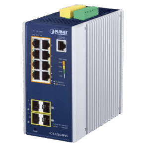 Switch Industrial Administrable Capa2, 8 Puertos Gigabit con PoE+ 802.3at, 2 Puertos SFP de 100/1G y 2 Puertos SFP de 100/1G/2.5G Switch Industrial Administrable Capa2, 8 Puertos Gigabit con PoE+ 802.3at, 2 Puertos SFP de 100/1G y 2 Puertos SFP de 100/1G/2.5G